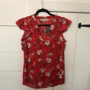 Abercrombie short sleeve blouse